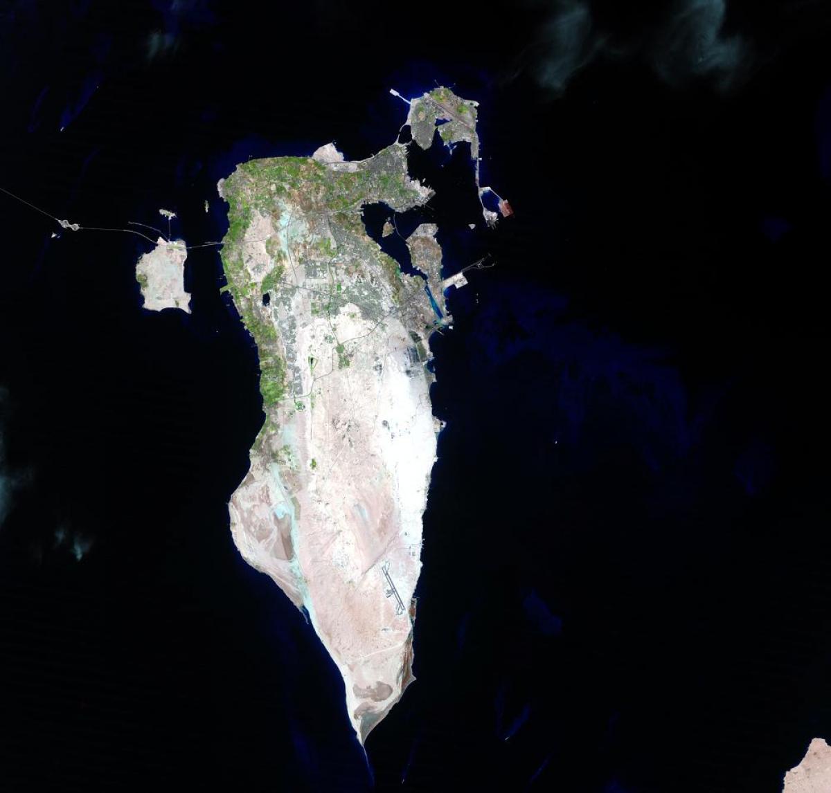 mapa satelitarna Bahrajn 