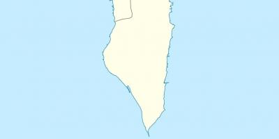 Mapa Bahrajnu mapa wektor 
