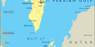 Mapa Bahrajnu w trybie offline