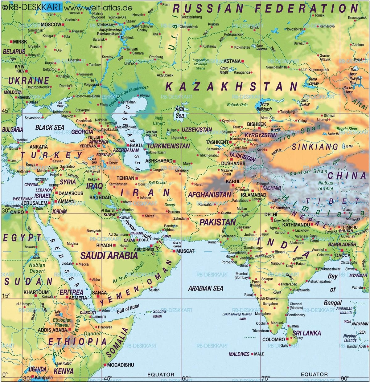 mapa Bahrajnu mapa świata, atlas